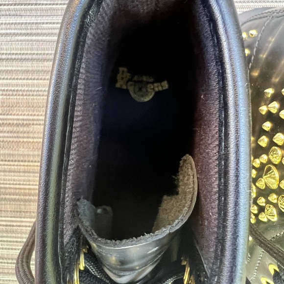 NWOB Dr Martens Midas Gold Metal Studded 1460 Boots~LIMITED  Size EU37 US5M US6L - Picture 8 of 16
